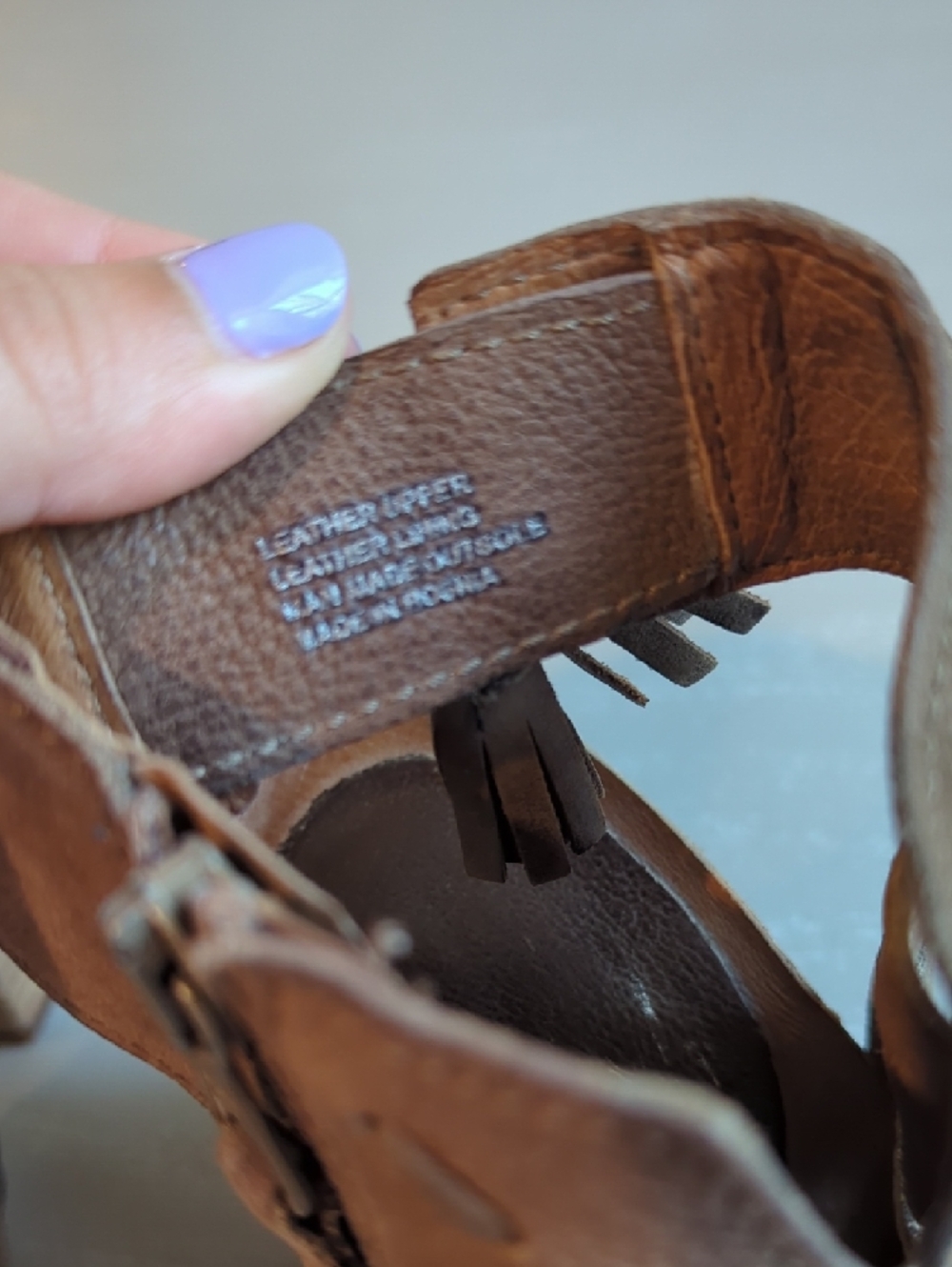 Miz Mooz Brown Open-Toe Block Heel Sandals with Tassel Zip size 7 - Picture 3 of 6